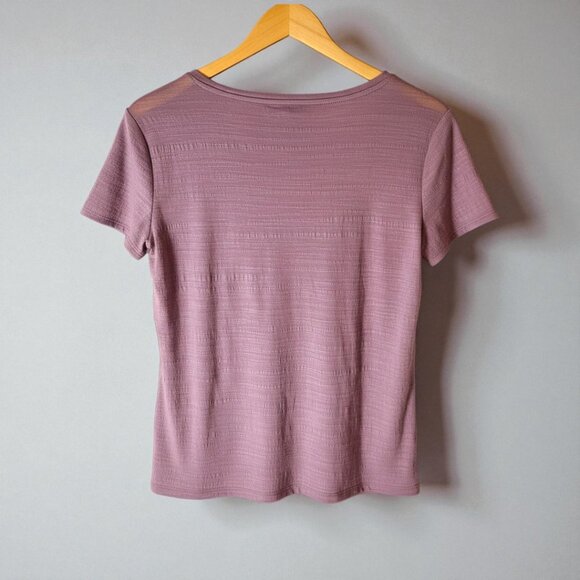 NWT Simply Vera S Lilac Modern Tee Short Sleeve Top - Picture 3 of 12
